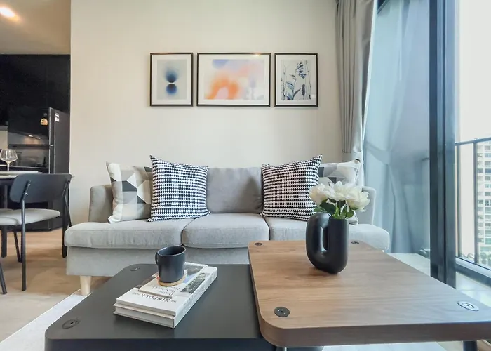 Apartment Luxury 2br︱fast Wifi︱walk To & Mrt Rama 9