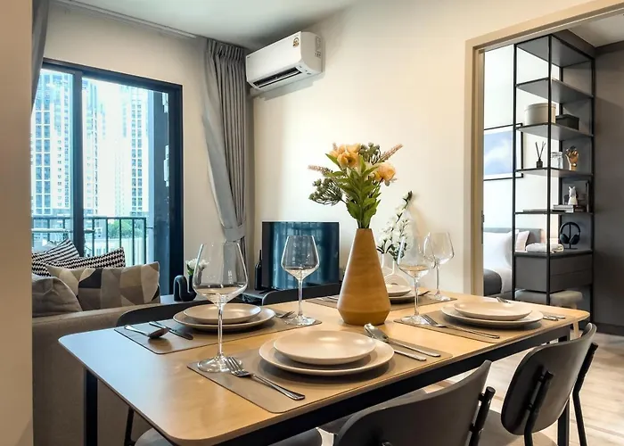 Luxury 2br︱fast Wifi︱walk To & Mrt Rama 9 Apartment Bangkok