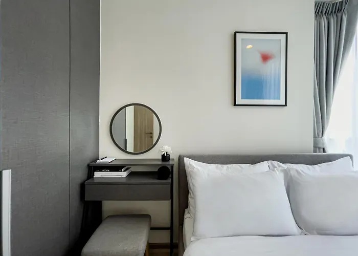 Luxury 2br︱fast Wifi︱walk To & Mrt Rama 9 Apartment